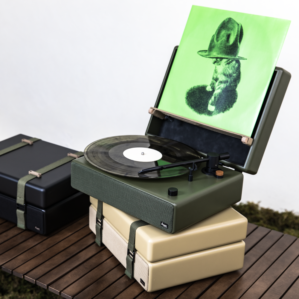 HYM toGO turntable | Moss Green