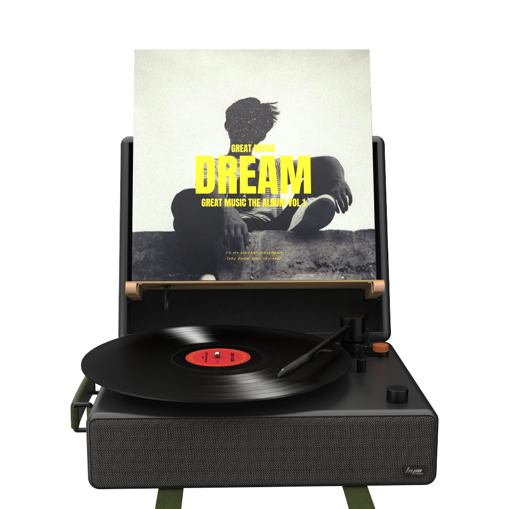 HYM toGO turntable | Moss Green