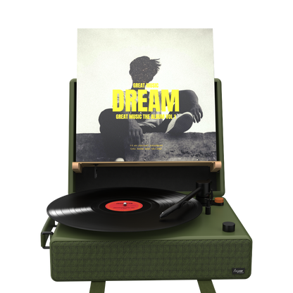 HYM toGO turntable | Moss Green