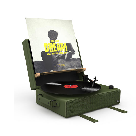 HYM toGO turntable | Moss Green