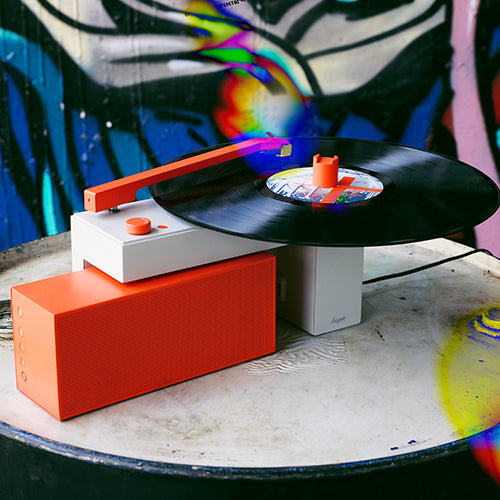 Duo turntable | Vibrant Orange.