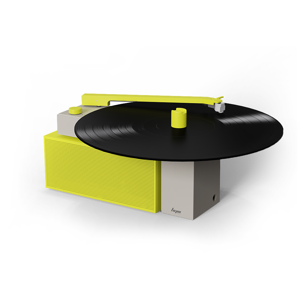 Duo turntable | Neon Yellow.