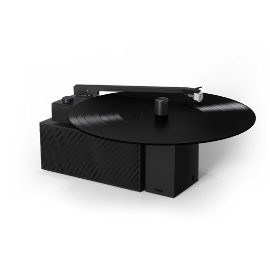 Duo turntable | Jet Black.